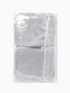 Набор мешочков подарочных 100 шт. «Тиснение», 10×12 см (±1 см), бело-серебристый - Фото 5