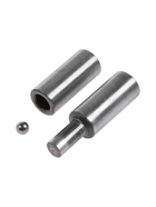 Петля гаражная ТУНДРА с шаром, 19.5×90 мм, набор 8 шт. - фото 809624424