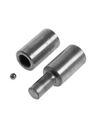 Петля гаражная ТУНДРА с шаром, 29×102 мм, набор 6 шт. - фото 809624436