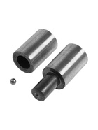 Петля гаражная ТУНДРА с шаром, 34×102 мм, набор 6 шт. 10973679