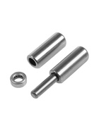 Петля гаражная ТУНДРА, с подшипником, 14×80 мм, набор 12 шт. - фото 809624454