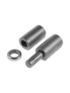 Петля гаражная ТУНДРА, с подшипником, 36×140 мм, набор 4 шт. - фото 809624478