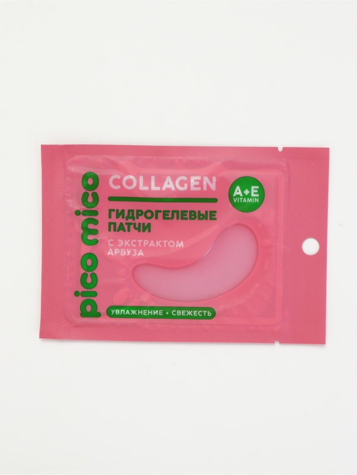 Патчи для области вокруг глаз, гидрогелевые, с коллагеном и экстрактом арбуза, PICO MICO