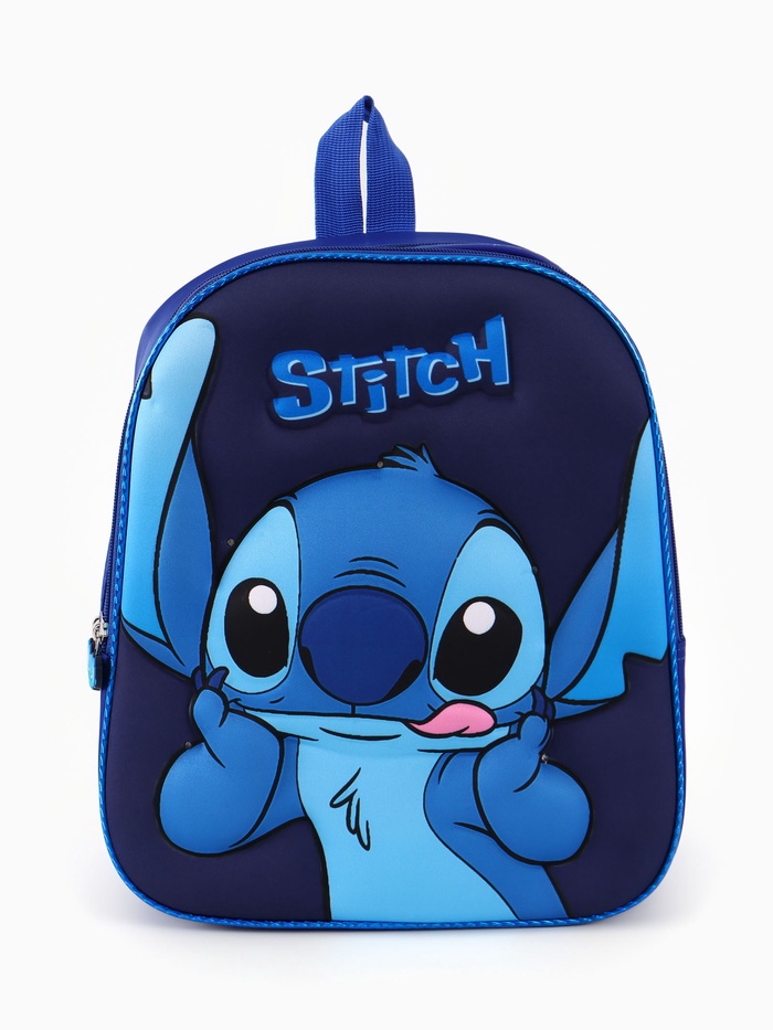 Рюкзак школьный со светодиодными лампочками «Синий Монстрик» - Фото 1