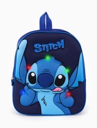 Рюкзак школьный со светодиодными лампочками «Синий Монстрик» - Фото 2