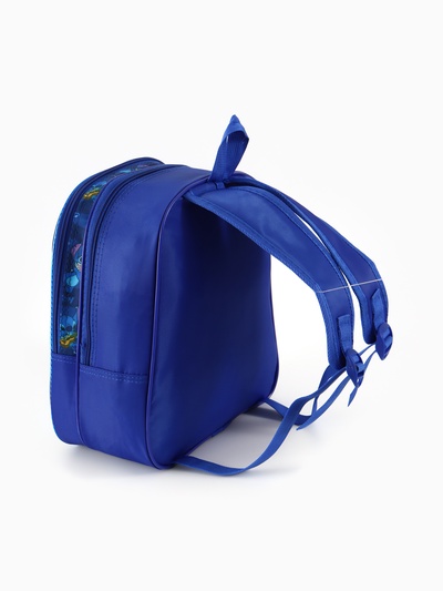 Рюкзак школьный со светодиодными лампочками «Синий Монстрик»