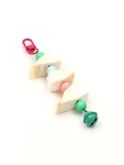 Игрушка для птиц с панцирем каракатицы и бусами, 9×3 см, цвет МИКС - Фото 4