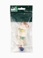 Игрушка для птиц с панцирем каракатицы и бусами, 9×3 см, цвет МИКС - Фото 6
