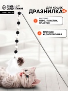 Дразнилка-удочка «Бусы», цвет МИКС - фото 809648640