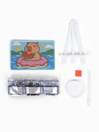 Алмазная мозаика с полным заполнением «Капибара», 10×15 см - фото 123144851