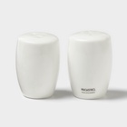 УЦЕНКА Набор для специй Magistro OliveQueen, 11×5.5×8 см, 2 предмета: солонка, перечница, фарфор, белый - Фото 5