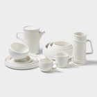 УЦЕНКА Набор для специй Magistro OliveQueen, 11×5.5×8 см, 2 предмета: солонка, перечница, фарфор, белый - Фото 7