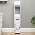 УЦЕНКА Пенал для ванной комнаты Париж, напольный, 15 х 15 х 80 см, пластик - Фото 3