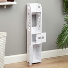 УЦЕНКА Пенал для ванной комнаты Париж, напольный, 15 х 15 х 80 см, пластик - Фото 4