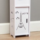 УЦЕНКА Пенал для ванной комнаты Париж, напольный, 15 х 15 х 80 см, пластик - Фото 6