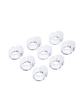 Дверной ограничитель на ручку ТУНДРА, PVC, набор 8 штук