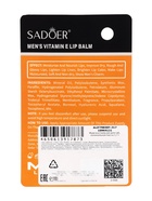 Мужской бальзам для губ Sadoer увлажняющий, 2,7 г - Фото 2