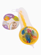 Набор игрушек для ванны «15 рыбок и сачок», 16 шт., Крошка Я 10960246