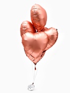 Воздушный шар фольгированный 18" «Сердце», розовое золото сатин, набор 5 шт. - Фото 4