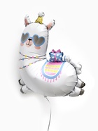 Воздушный шар фольгированный  30" "Праздничная лама" 10963726