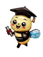 Воздушный шар фольгированный 24" "Пчелка выпускник" 10963993