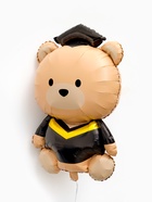 Воздушный шар фольгированный 26" "Медведь выпускник" 10971749