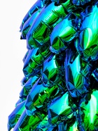 Воздушный шар фольгированный 3D 39" «Новогодняя елка» зеленый хамелеон, под воздух - фото 809625305