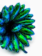 Воздушный шар фольгированный 3D 39" «Новогодняя елка» зеленый хамелеон, под воздух - фото 809625306