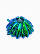 Воздушный шар фольгированный 3D 39" «Новогодняя елка» зеленый хамелеон, под воздух - фото 809625308