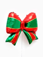 Воздушный шар фольгированный 28" "Рождественский бант" - фото 123133827