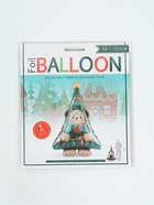 Воздушный шар фольгированный 60" "Мишка с елкой", только под воздух - фото 9537045