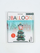 Воздушный шар фольгированный 58" «Дед Мороз с елкой», только под воздух - фото 809625411