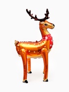 Воздушный шар фольгированный 3D 46" «Олень», только под воздух - фото 809625414