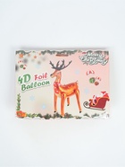 Воздушный шар фольгированный 3D 46" «Олень», только под воздух - фото 809625419