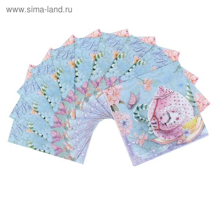 Набор салфеток для декупажа (10 штук) "Кухня" - Фото 1