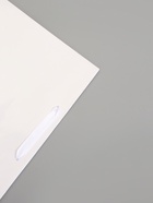 Пакет подарочный ламинированный горизонтальный «Белый», M 30×25.5×9 см - фото 809625531