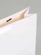 Пакет подарочный ламинированный горизонтальный «Белый», M 30×25.5×9 см - Фото 6