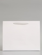 Пакет подарочный ламинированный горизонтальный «Белый», M 32×26×12 см - фото 809625534