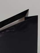 Пакет подарочный ламинированный горизонтальный «Чёрный», M 30×25.5×9 см - фото 809625552