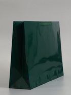 Пакет подарочный ламинированный горизонтальный «Изумрудный», L 40×31×11.5 см - фото 809625570