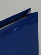 Пакет подарочный ламинированный горизонтальный «Синий», M 30×25.5×9 см - фото 809625577