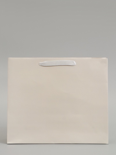 Пакет подарочный ламинированный горизонтальный «Молочный», M 30×25.5×9 см