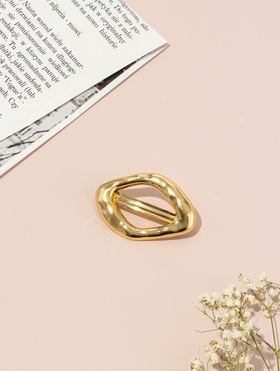 Заколка - автомат для волос QF «Биатрикс» грация, 6 см, золото