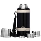 УЦЕНКА Термос Мастер К Volume, 3.2 л, с ситечком, с двумя кружками, сохраняет тепло 72 ч, нержавеющая сталь, чёрный - Фото 2