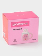 УЦЕНКА Кружка «Лапочка» 14×9×13.5 см, цвет розовый - Фото 4