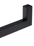 УЦЕНКА Ручка-скоба CAPPIO SQUARE RSC008, нержавеющая сталь, м/о 160 мм, цвет черный - Фото 3