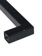 УЦЕНКА Ручка-скоба CAPPIO SQUARE RSC008, нержавеющая сталь, м/о 160 мм, цвет черный - Фото 4