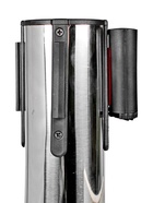 УЦЕНКА Стойка ограждения сер с вытяжной лентой-280см КРАСНАЯ,высота-90см,d- 6см,напольный d-32см 1 - Фото 10