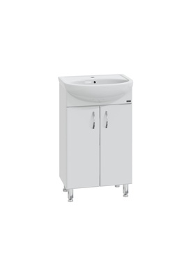 Тумба напольная «Сити 50», под раковину «Уют 50», цвет белый