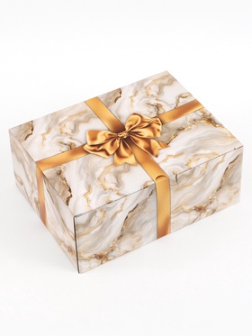 Коробка складная «Бант», 30 × 23 × 12 см